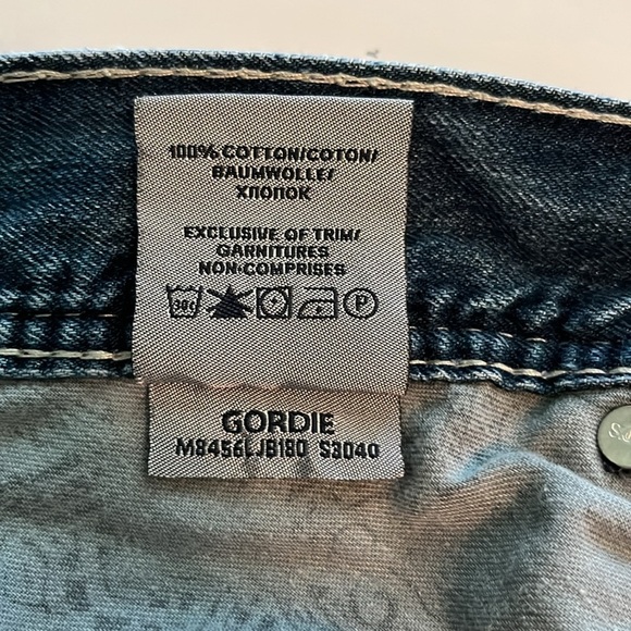 Silver Jeans Gordie Straight Leg Relaxed Size 34 - Picture 11 of 16